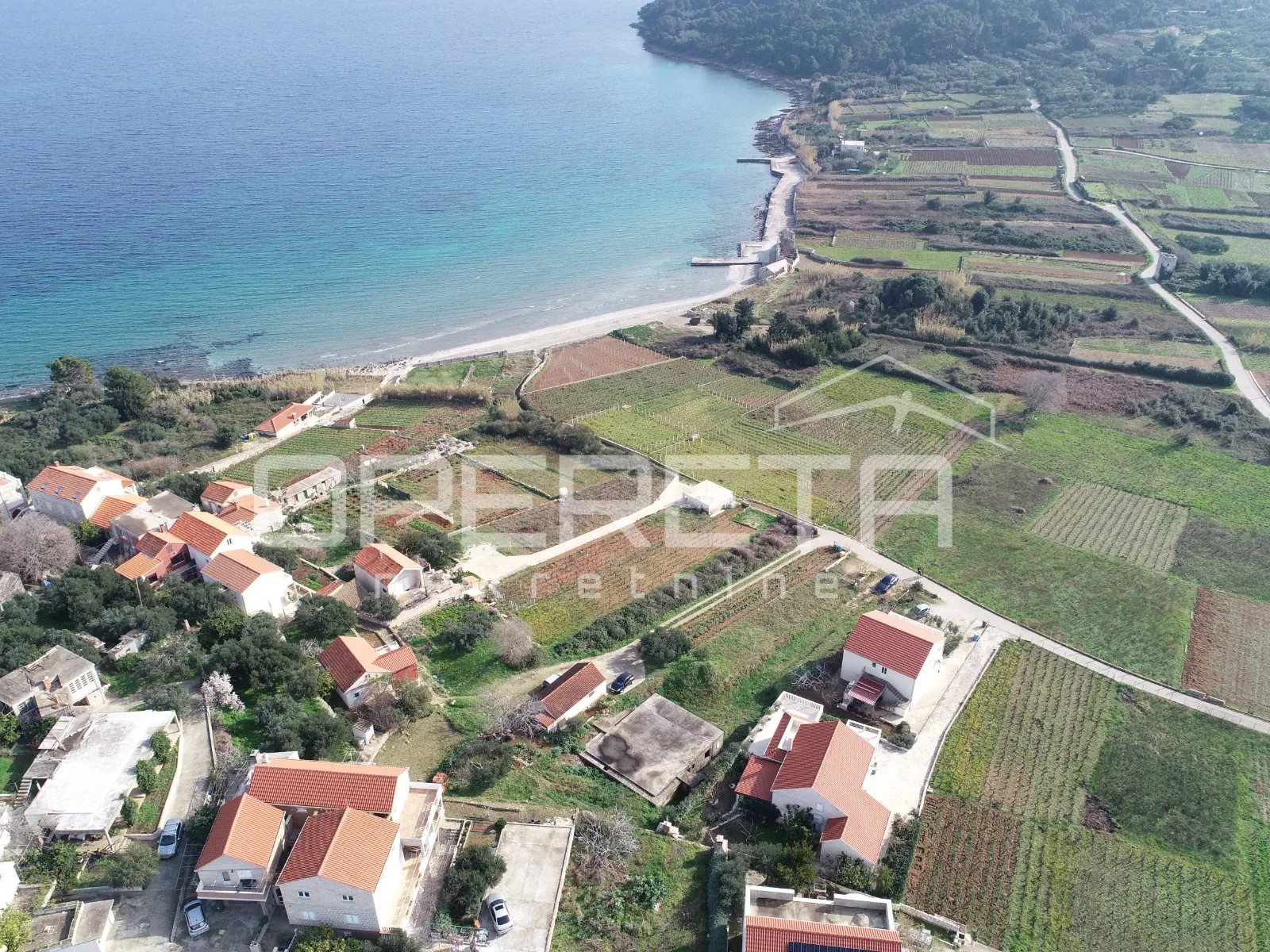 građevinsko zemljište,1171m2, lumbarda, blizu plaže bilin žal - slika 7