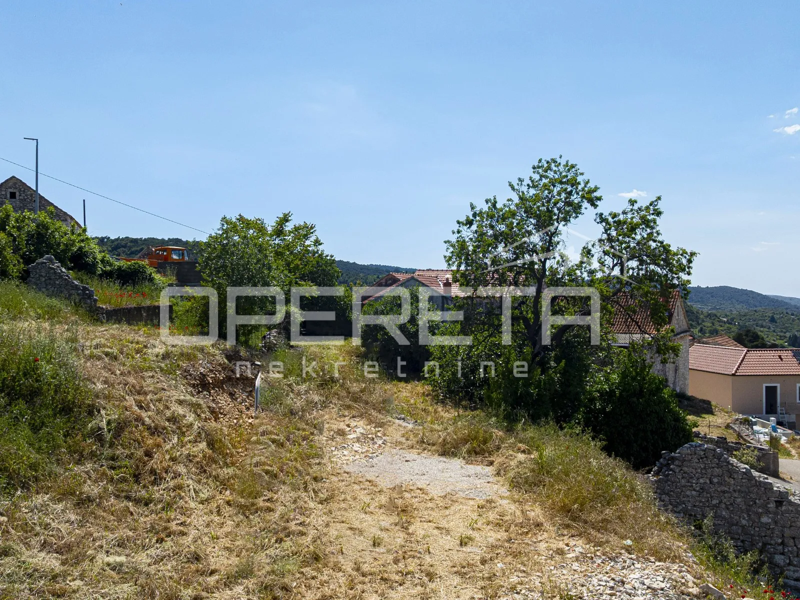 nerežišća, brač, građevinsko zemljište s pogledom, 450m2 - slika 21