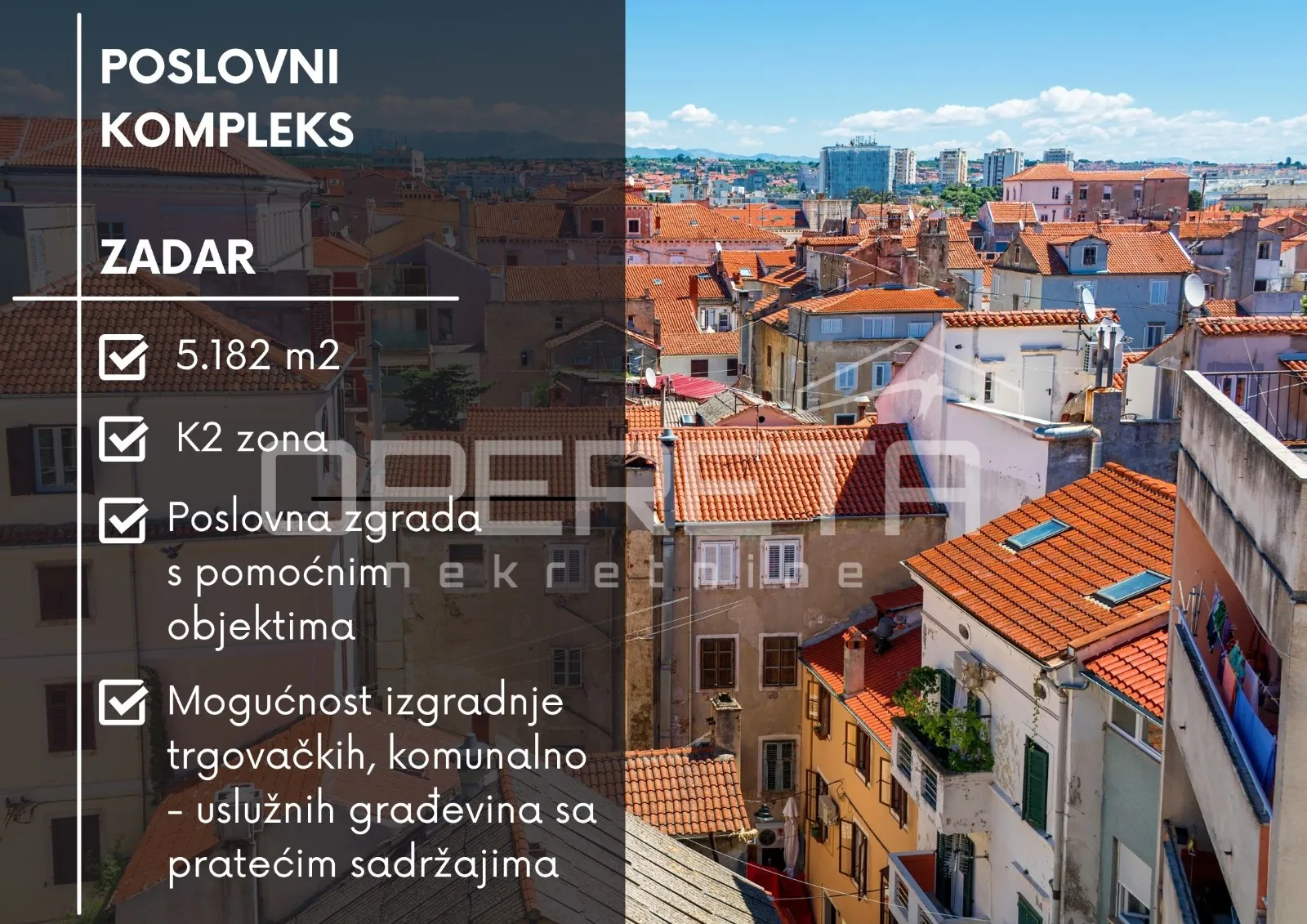 Prodaja, Poslovna zgrada, Zadar-Centar, Zadar, 5182m2 - Jazine
