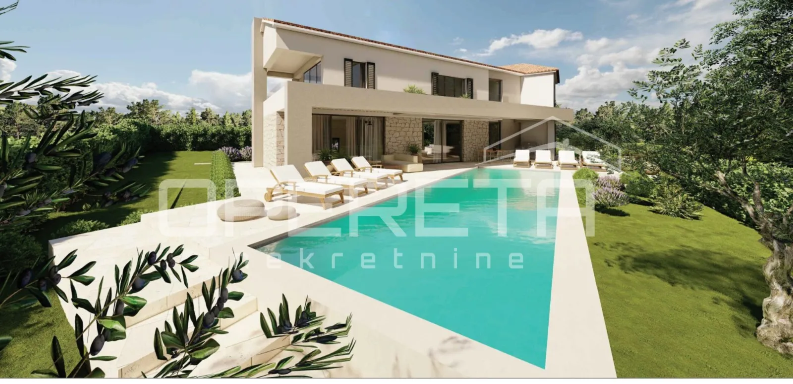 istra, kaštelir – moderna vila s pogledom na more - slika 4