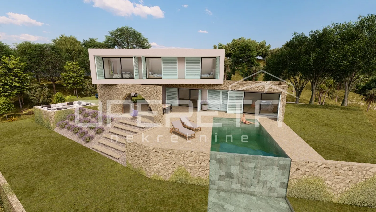 građevinsko zemljište 924 m² s panoramskim pogledom na more - slika 3