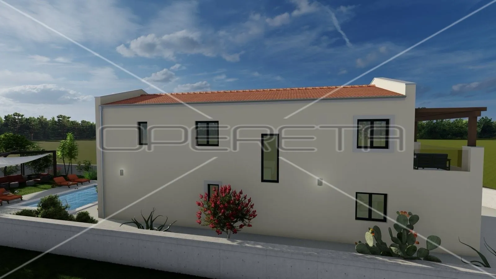 istra, svetvinčenat, moderna vila sa bazenom, novogradnja - slika 5