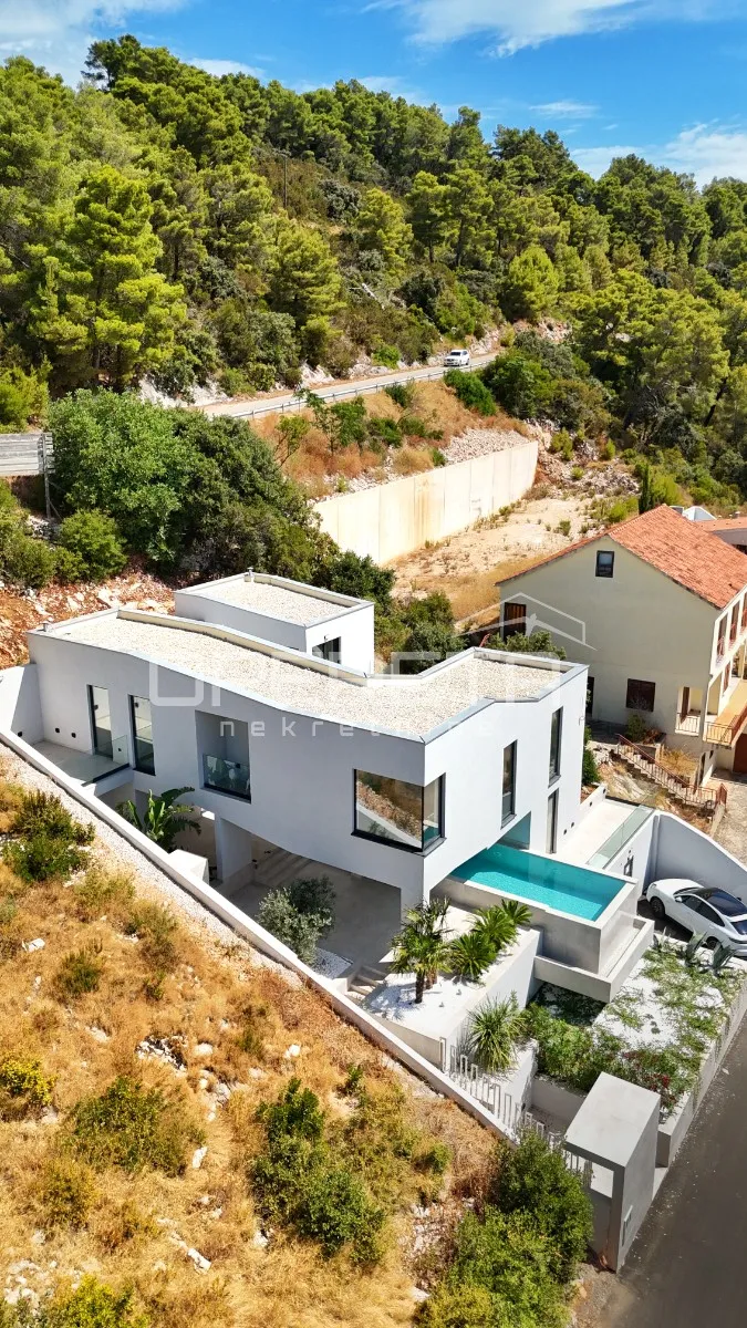 novoizgrađena dizajnerska vila s bazenom, brna, otok korčula - slika 19