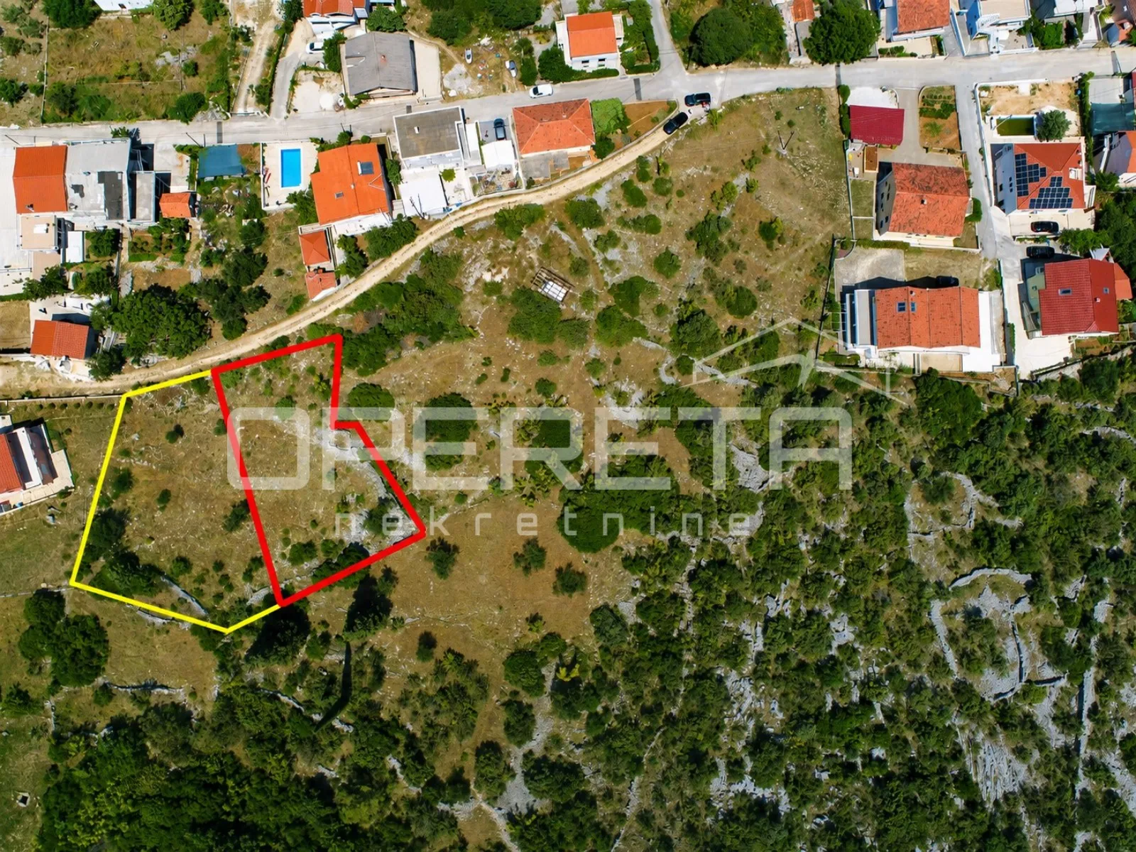 građevinsko zemljište 500 m do mora, marina, trogir - slika 6