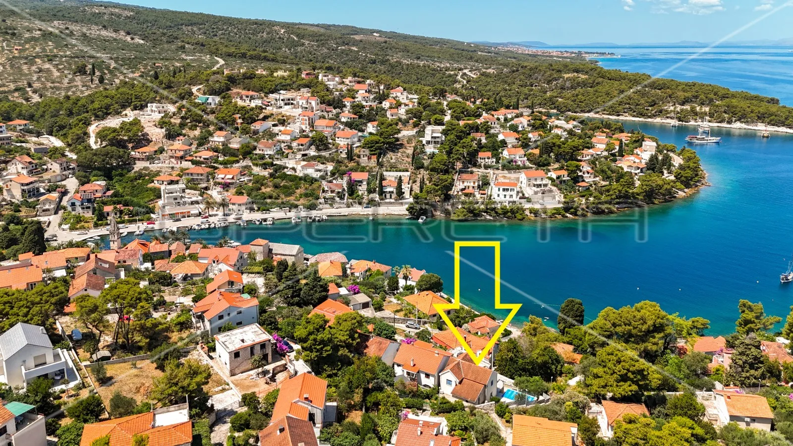 kuća na atraktivnoj lokaciji s pogledmo na more, splitska, otok brač - slika 11