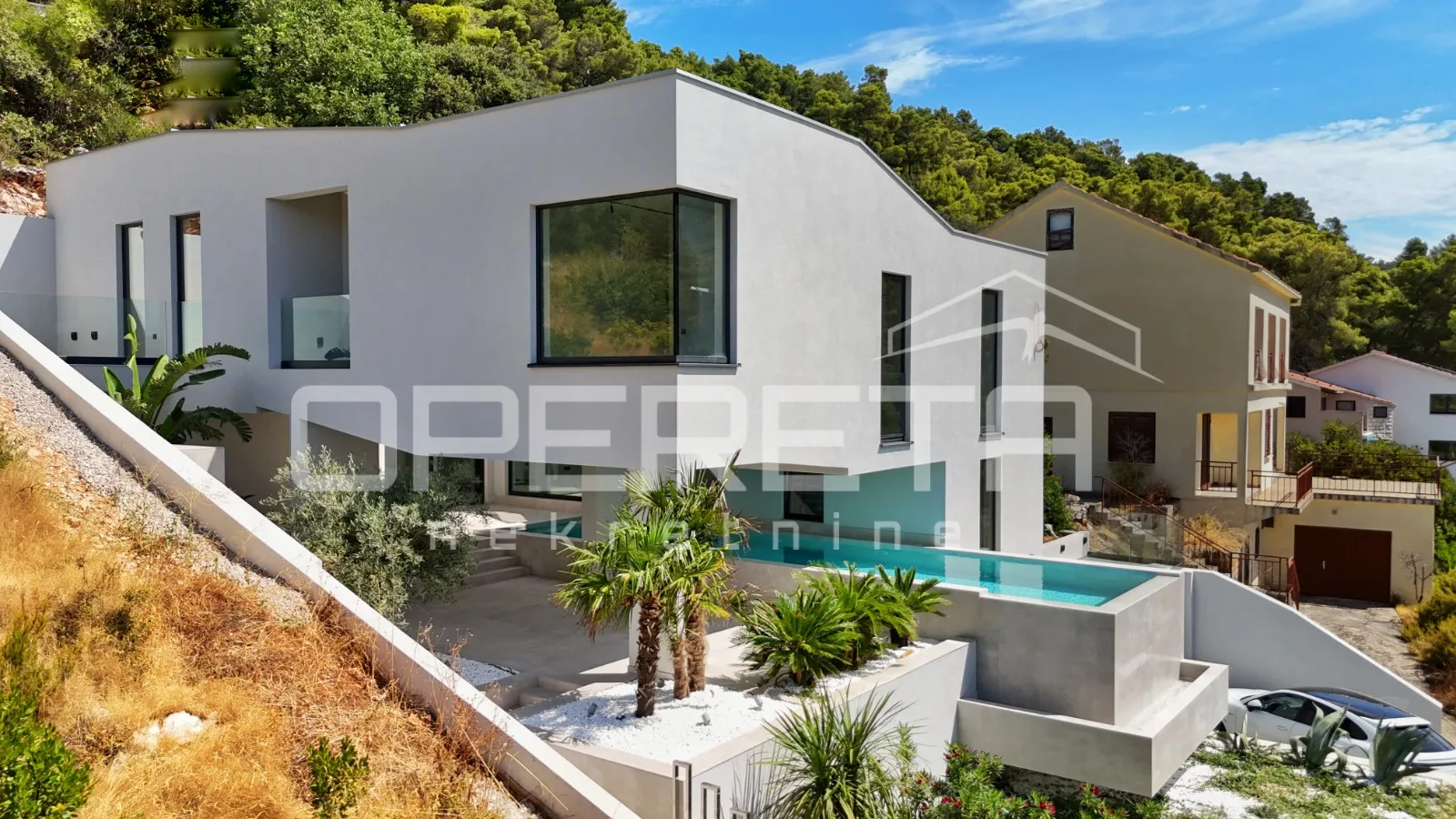 novoizgrađena dizajnerska vila s bazenom, brna, otok korčula - slika 10