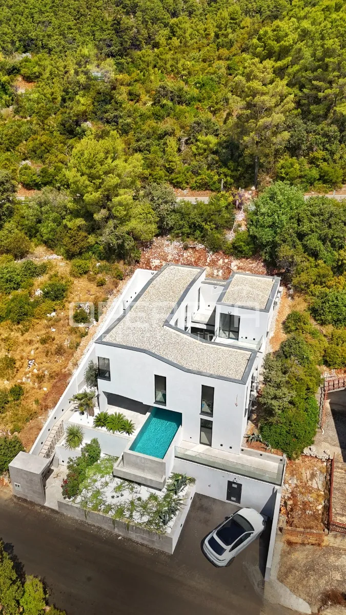 novoizgrađena dizajnerska vila s bazenom, brna, otok korčula - slika 13