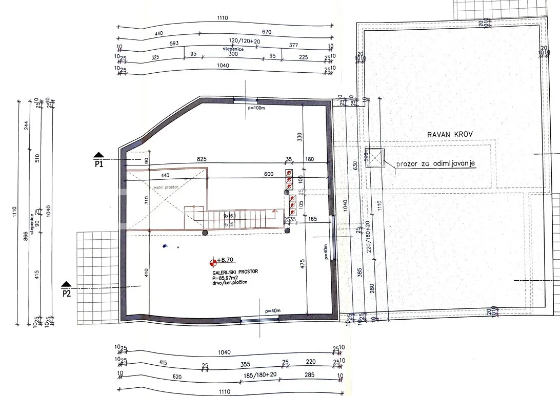penthouse 233 m2 sa bazenom i panoramskim pogledom, okolica ližnjana - slika 2
