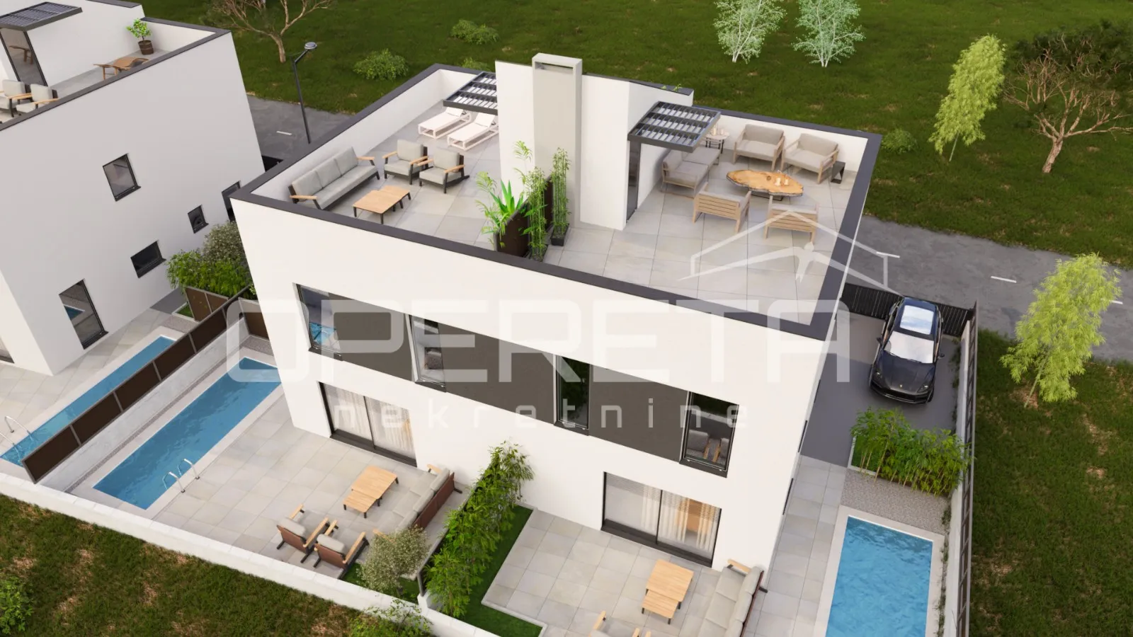 istra, peroj, duplex kuća sa vrtom i bazenom - slika 3