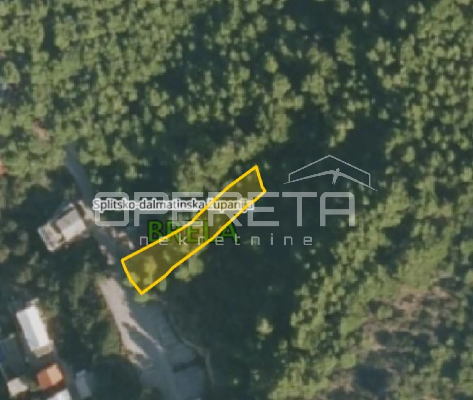 brela – građevinsko zemljište 451 m² s panoramskim pogledom - slika 3