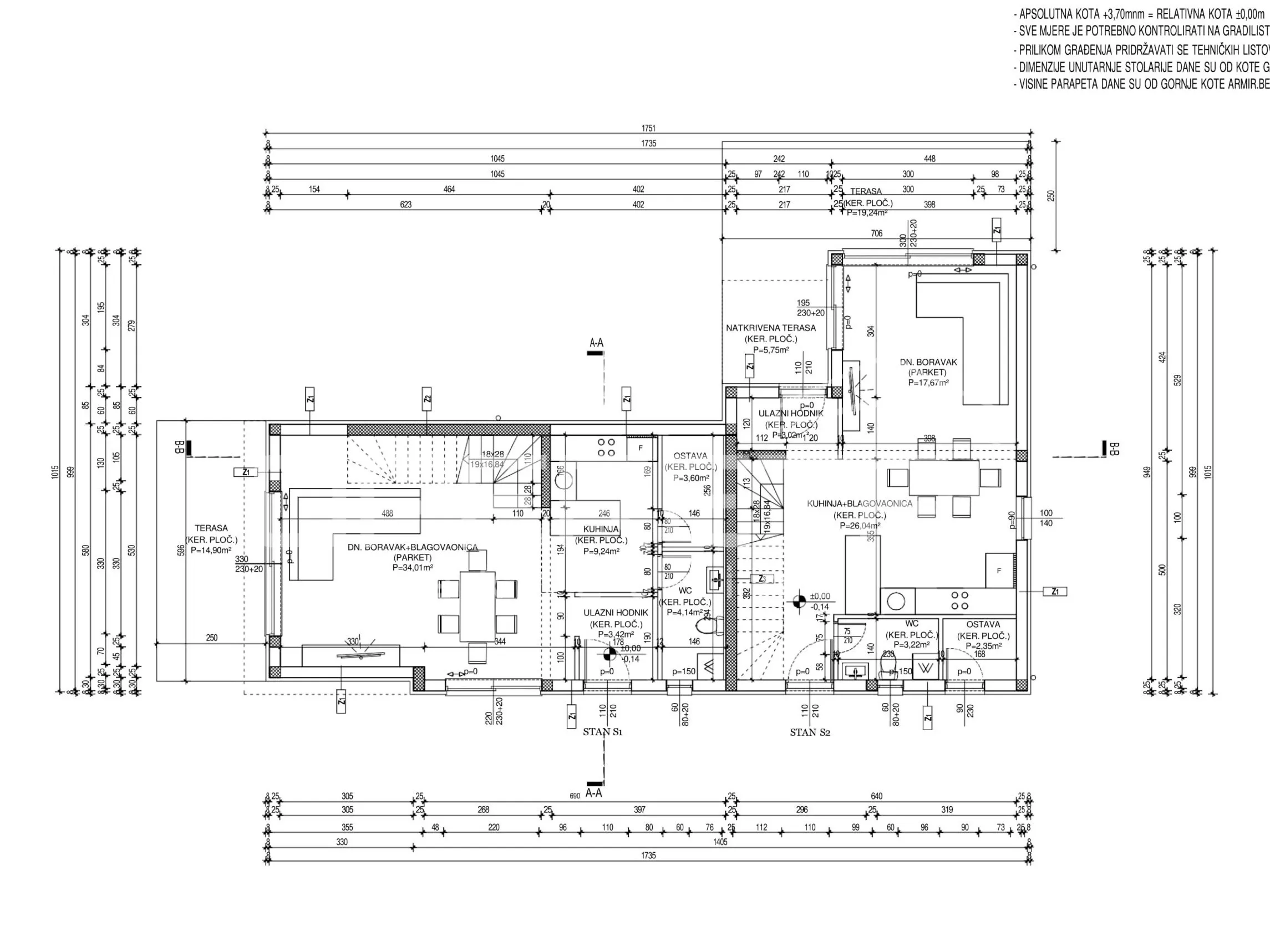 dvojna kuća, s2, 148,80m2- novogradnja srima - slika 10