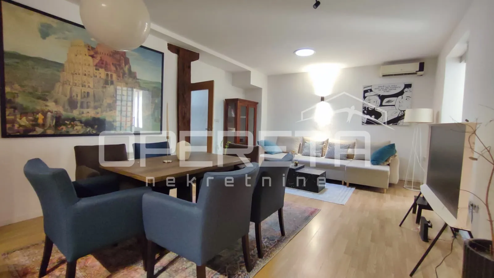 STAN, NAJAM, CENTAR VARŠAVSKA ULICA, ZAGREB, 61m2, 3.5soban