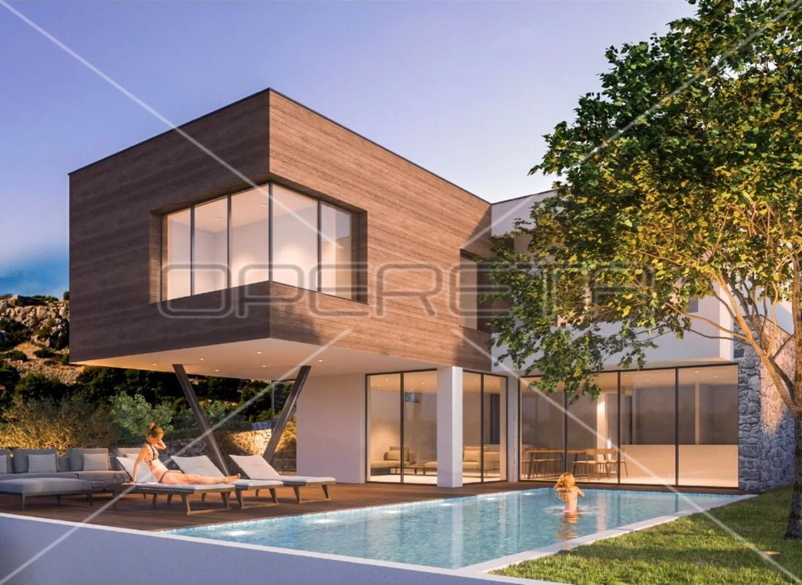 Luksuzna vila s bazenom i pogledom na more, Vodice