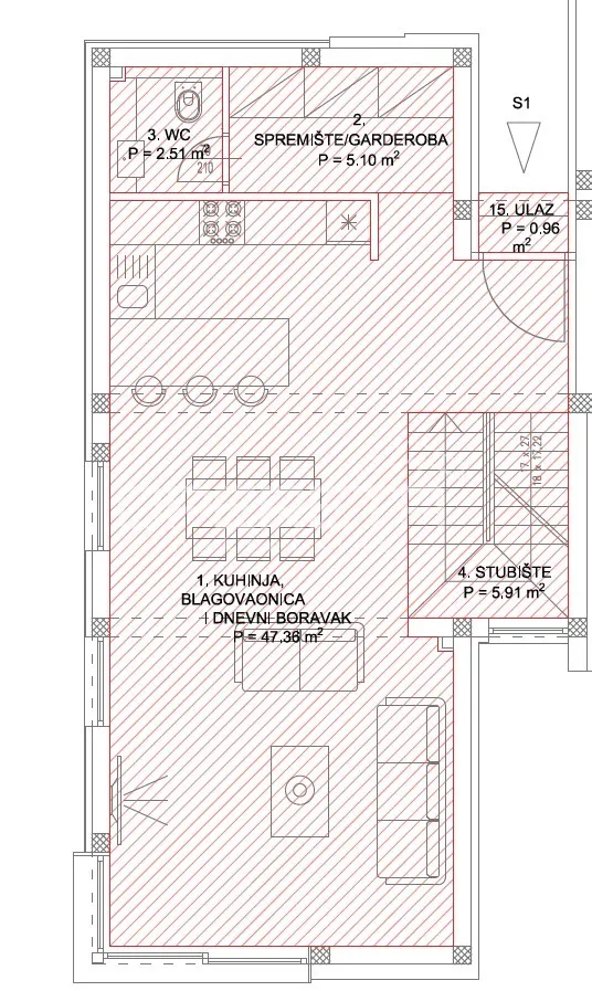 prodaja, kuća, kožino, put velikog mula, dvojni objekt, 197m2 - slika 31