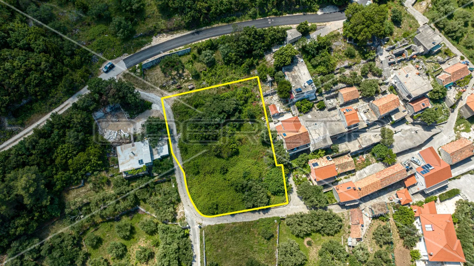 građevinsko zemljište sa pogledom na more, 1.431 m2, uvala babina - slika 3