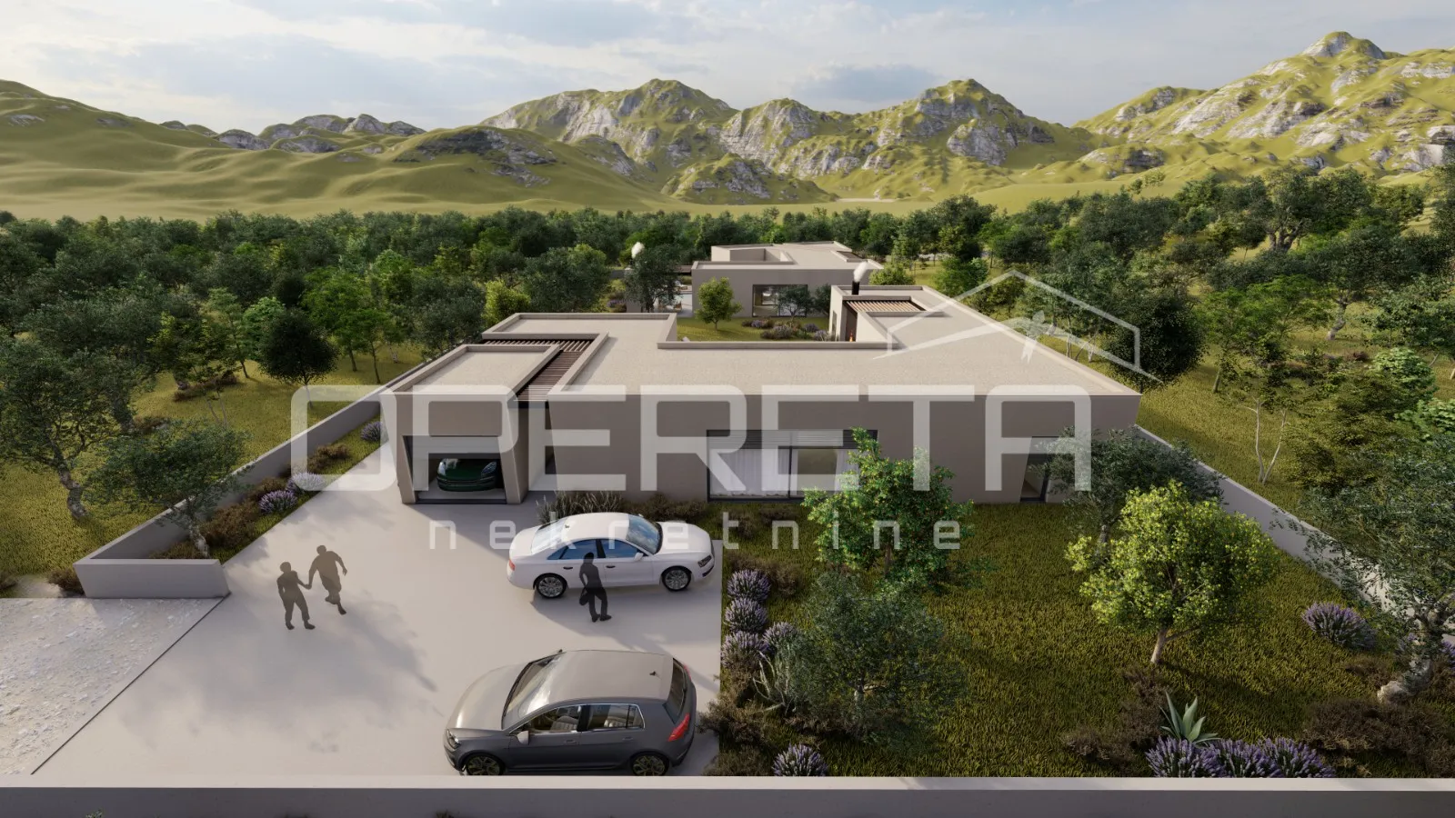 zemljište s dozvolom i projektom za 2 vile – područje šibenika - slika 2
