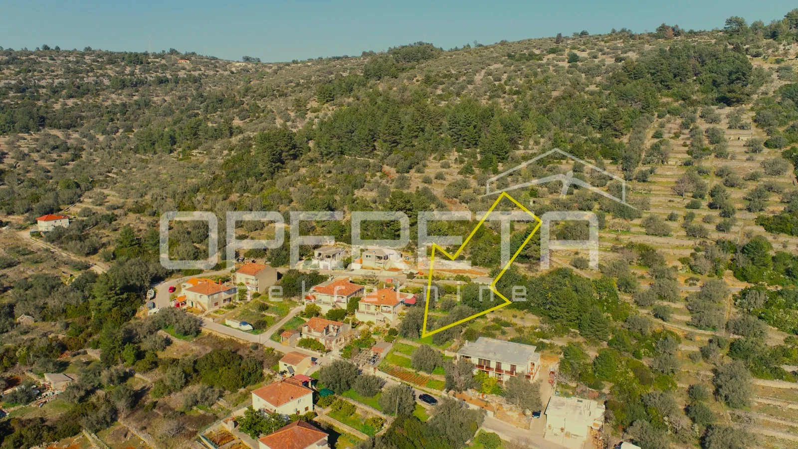 građevinsko zemljište sa pogledom na more, 1199 m2, vela luka - slika 10