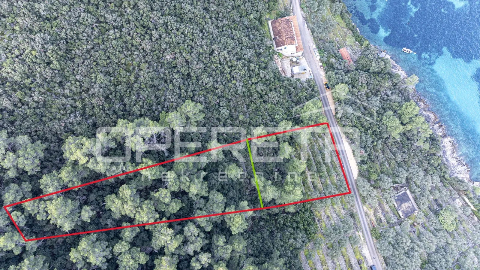 građevinsko zemljište od 934 m2, drugi red od mora, otok korčula - slika 3