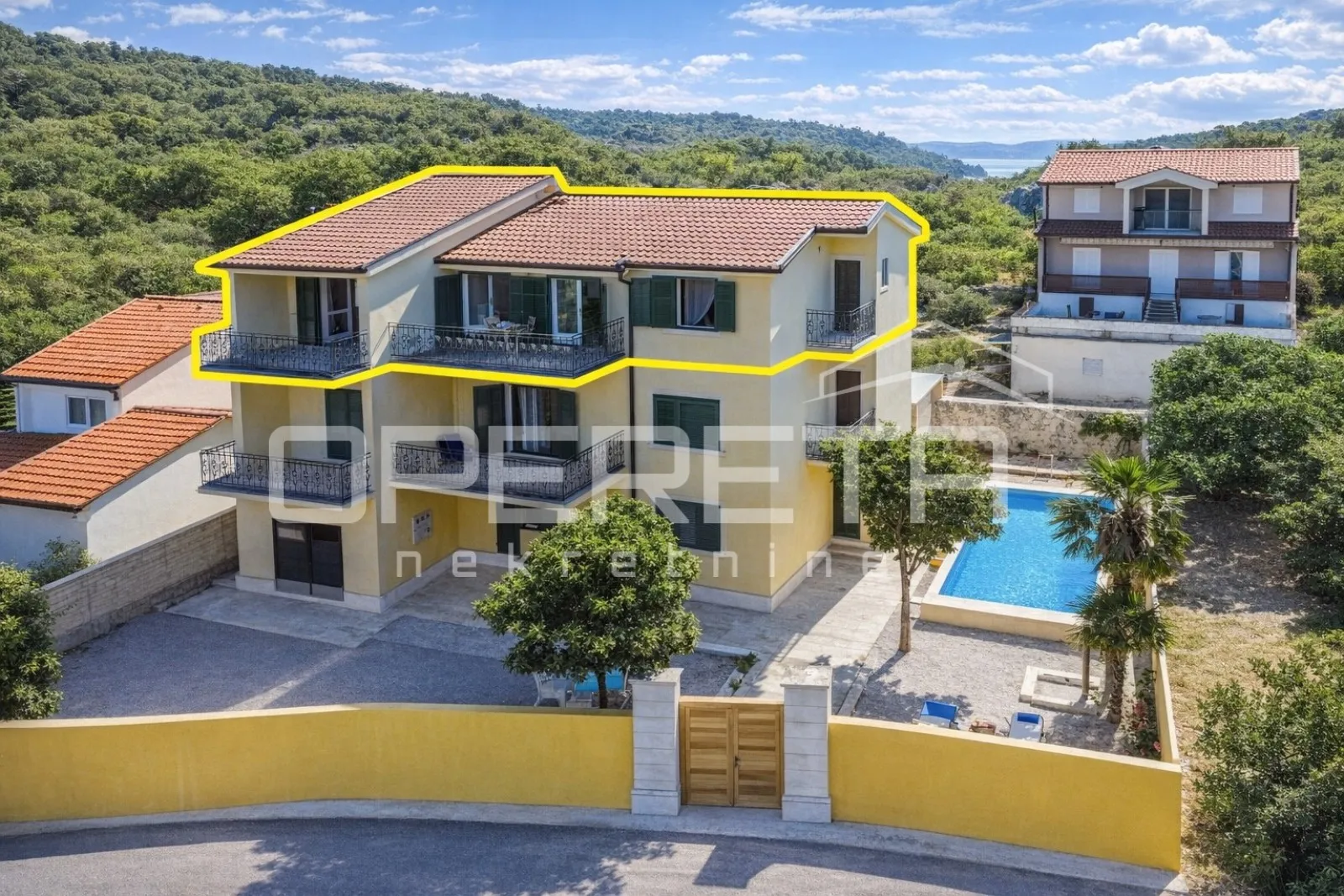 penthouse na samoj obali baćinkih jezera, baćina, ploče - slika 24