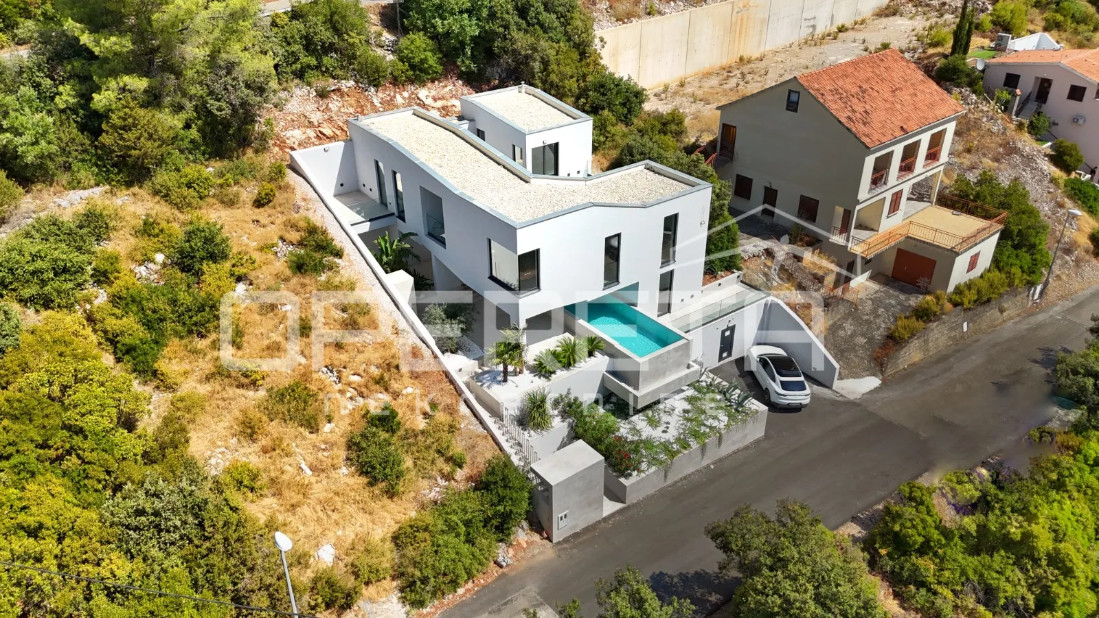 novoizgrađena dizajnerska vila s bazenom, brna, otok korčula - slika 11