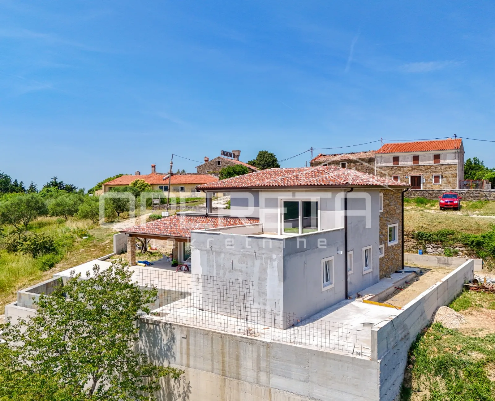 istra, momjan- samostojeća kuća, s predivnim otvorenim pogledom - slika 5