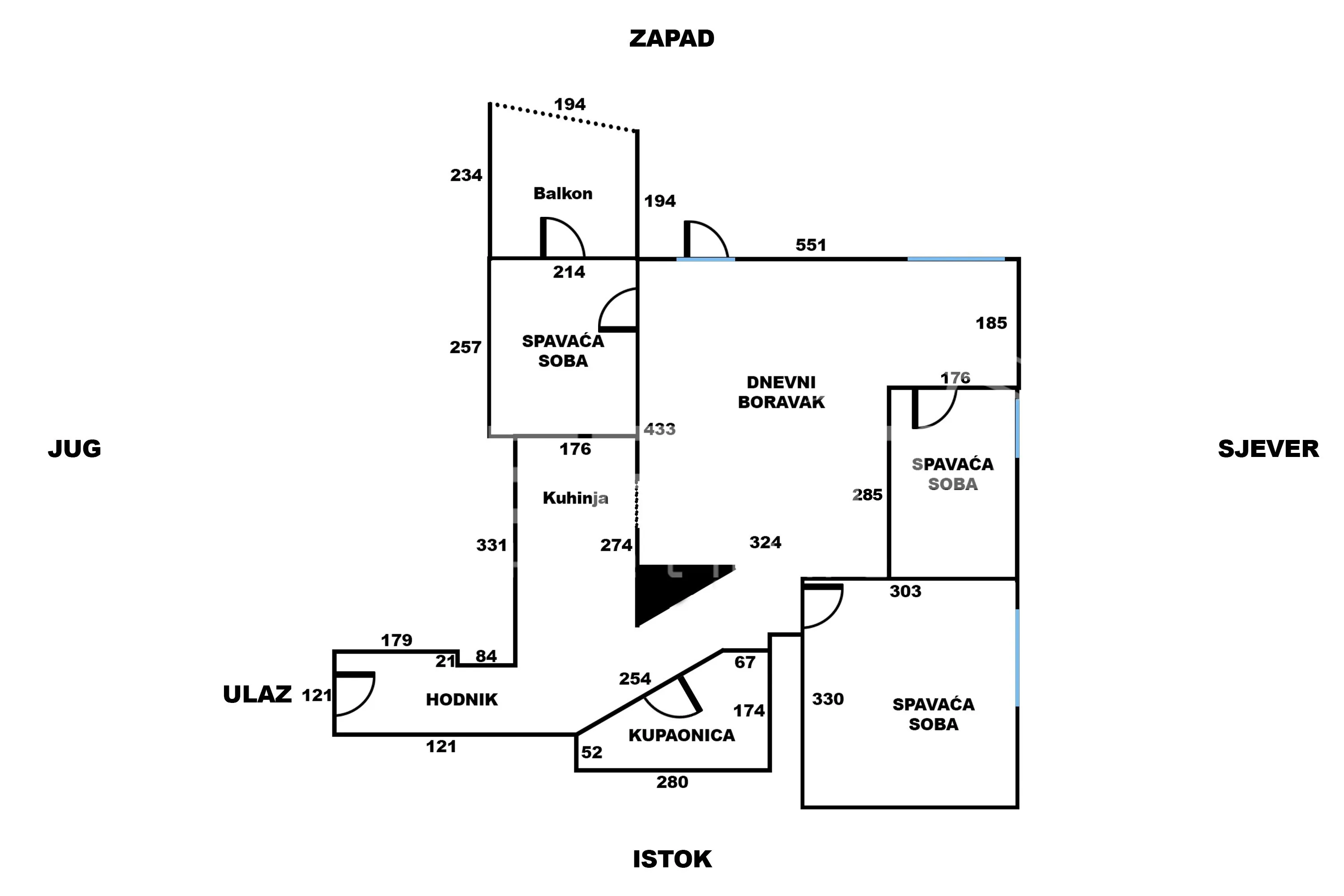 stan prodaja, travno, kopernikova ulica, 61 m2, 4-soban - slika 18