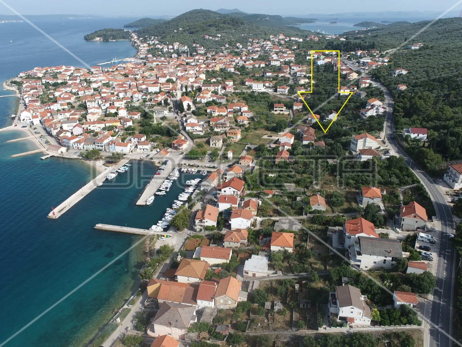 građevinsko zemljište, 130 m do mora, površina 426 m2, kali, ugljan - slika 6