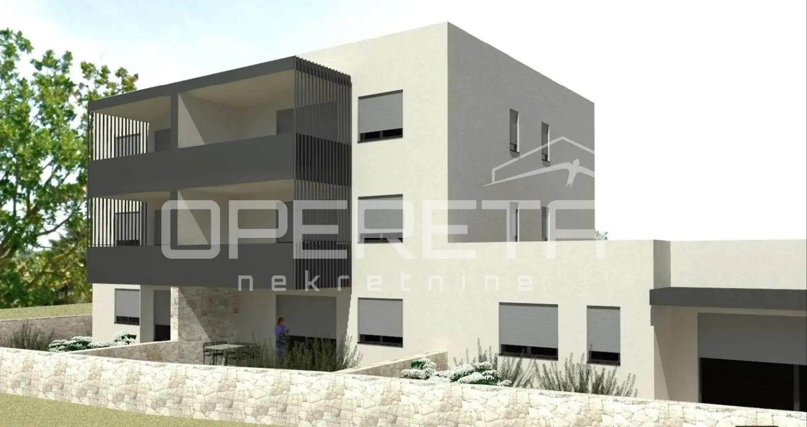 Novogradnja - Dvosoban stan, prizemlje, 79 m², Zaton, Zadar