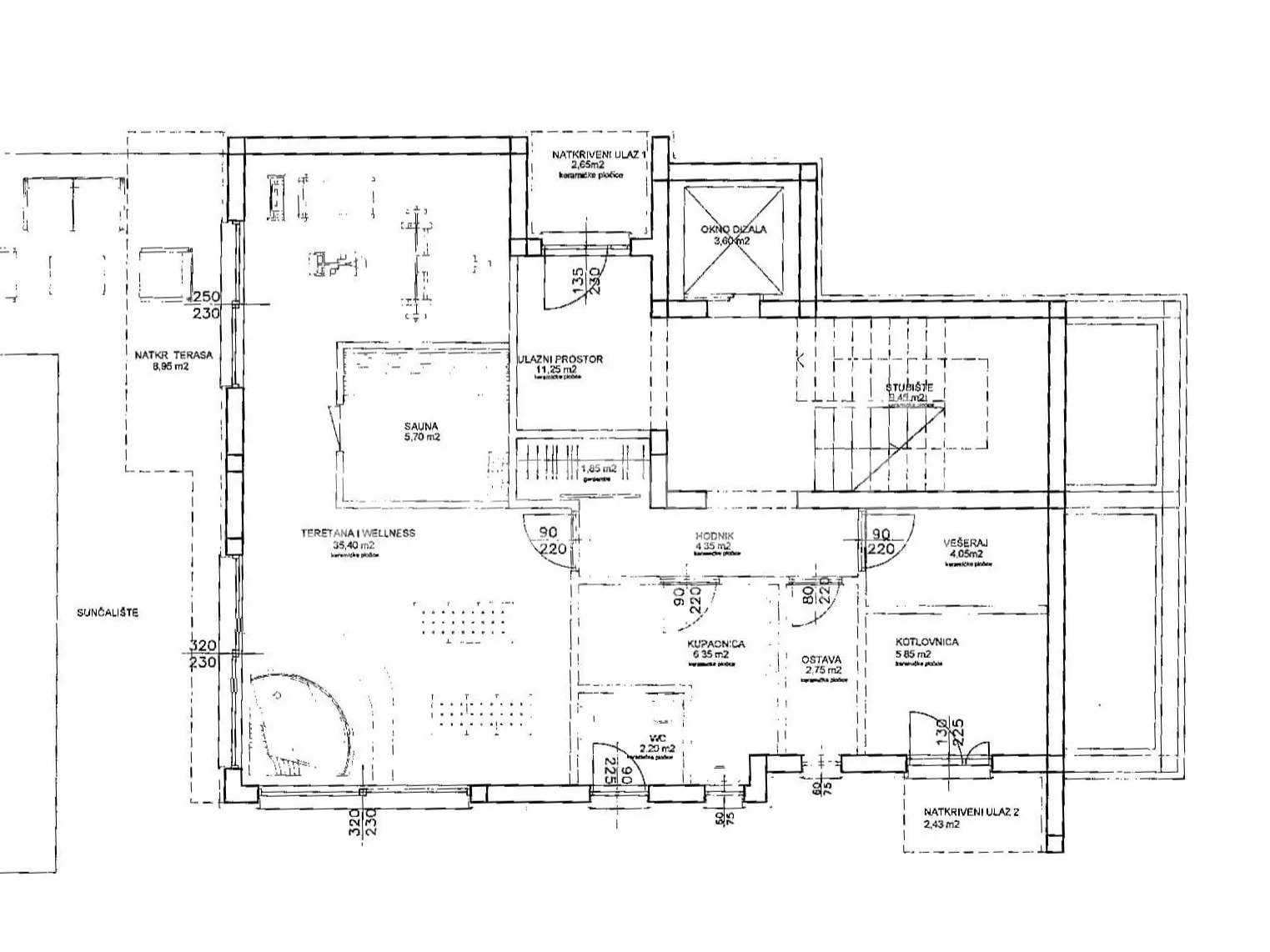 luksuzna vila s bazenom, 300m2, zatoglav - slika 19