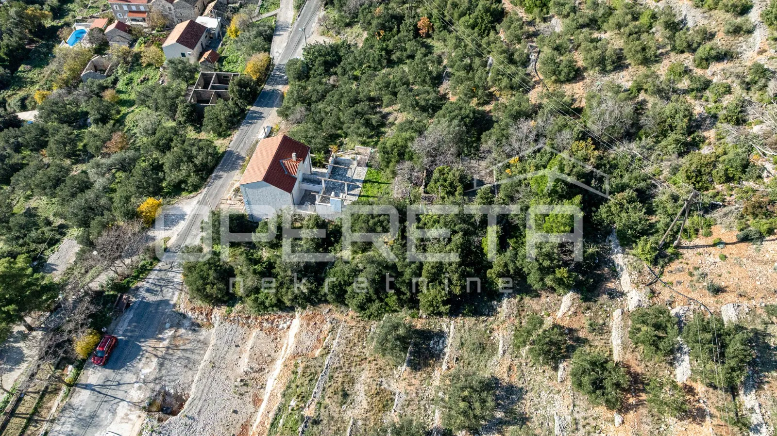 zemljište od 1108m2 s pogledom na more, babino polje, mljet - slika 6