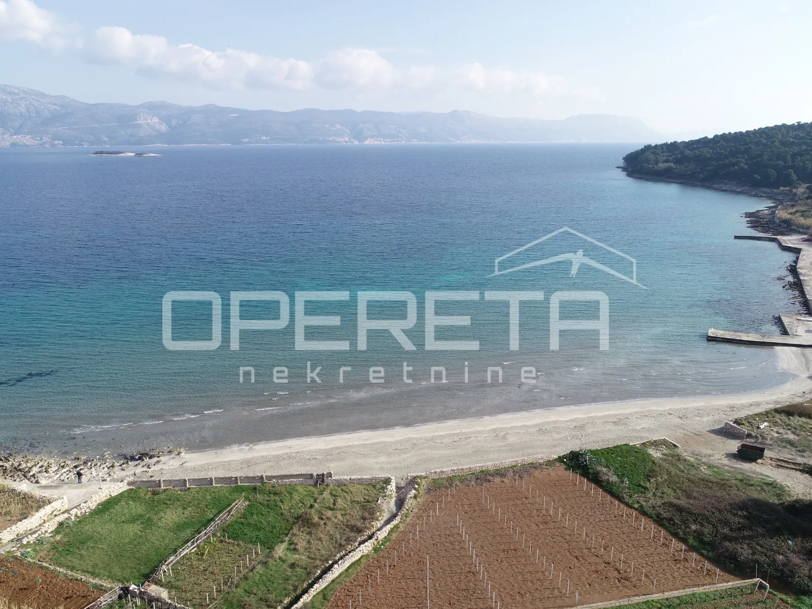 građevinsko zemljište,1171m2, lumbarda, blizu plaže bilin žal - slika 11