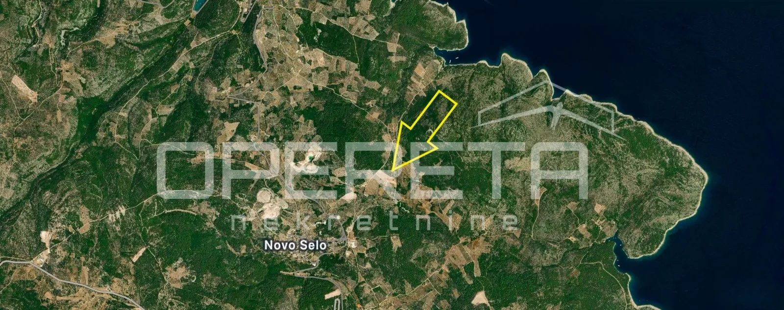 poljoprivredno zemljište s 500 badema i pogledom na more, brač - slika 14