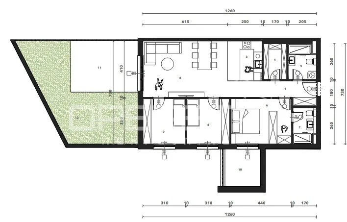 prodaja, stan, črnomerec, kuniščak, 4s, 101m2 - slika 2