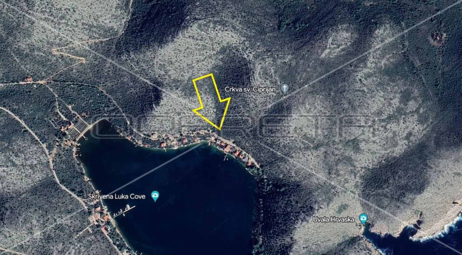 zemljište sa otvorenim pogledom na more, lastovo - slika 11