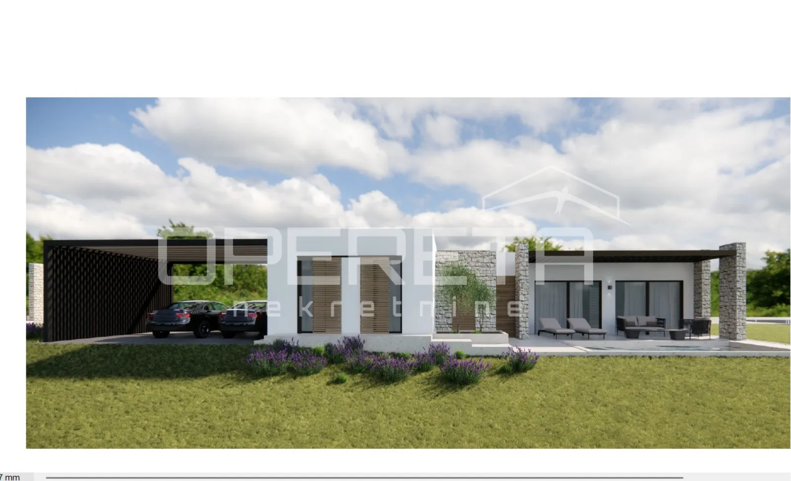 vižinada – okolica, građevinsko zemljište 750 m² s projektom - slika 3