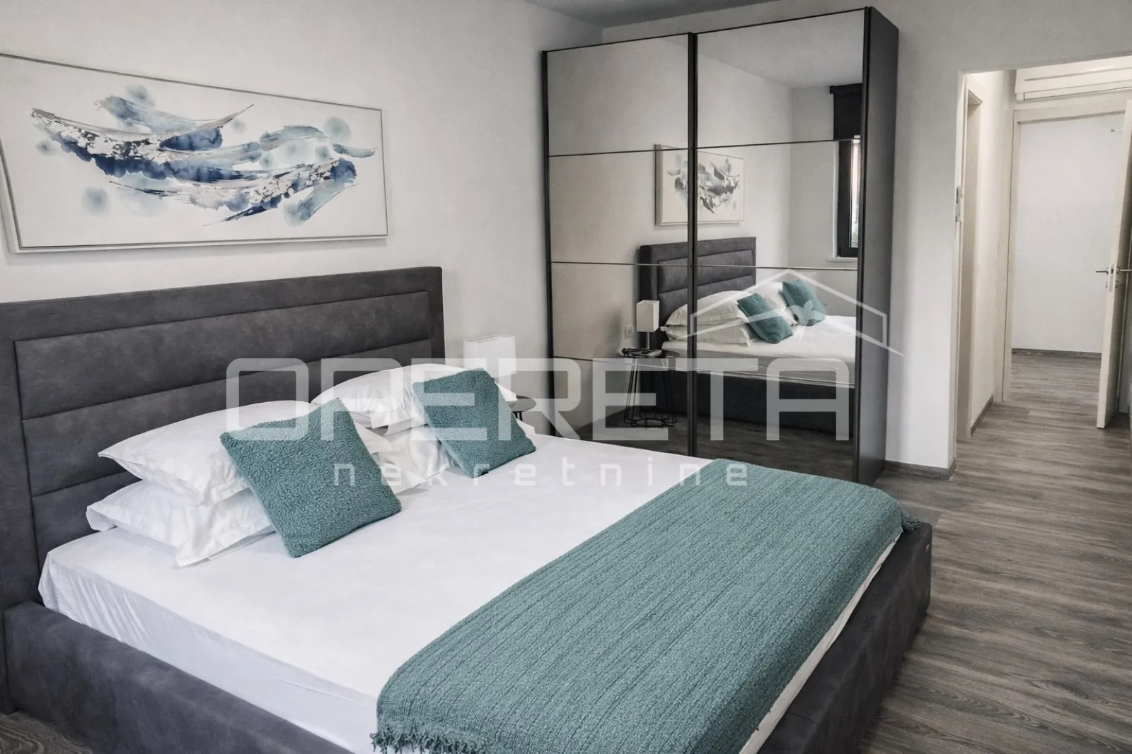žrnovska banja, korčula, stan 125 m2, pogled na more, garaža - slika 16