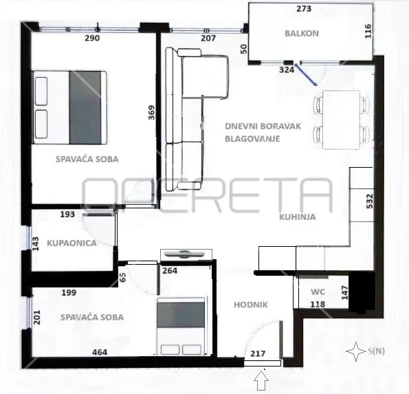 prodaja, stan, zagreb, srednjaci, 63 m2. 3soban - slika 11