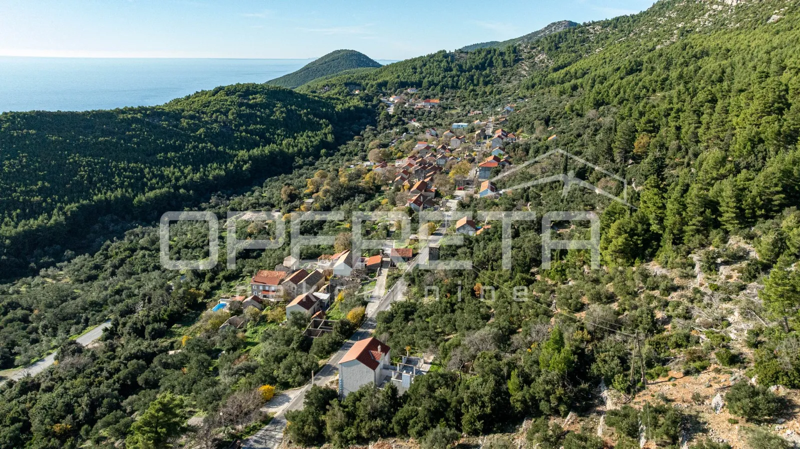 zemljište od 1108m2 s pogledom na more, babino polje, mljet - slika 5