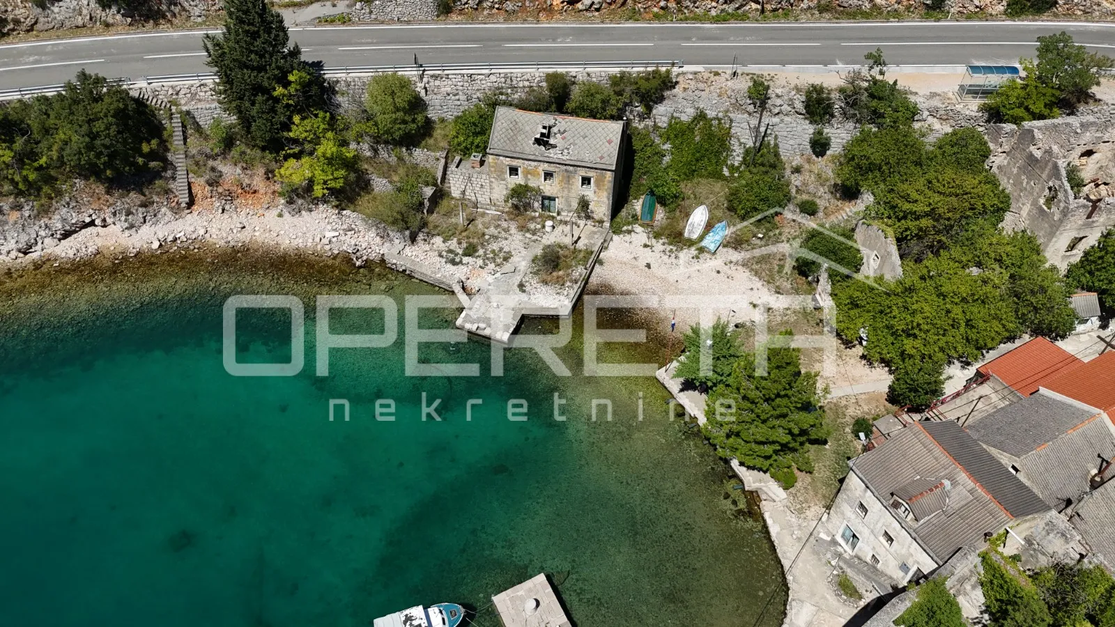 kamena starina za adaptaciju u prvom redu do mora, starigrad paklenica - slika 9