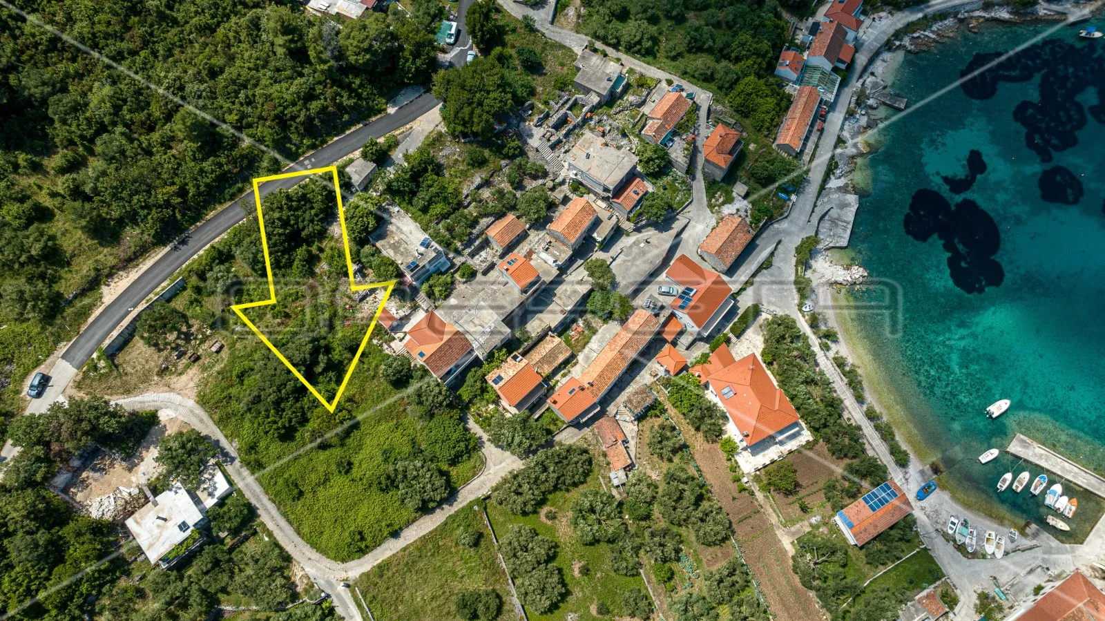 građevinsko zemljište sa pogledom na more, 1.431 m2, uvala babina - slika 9