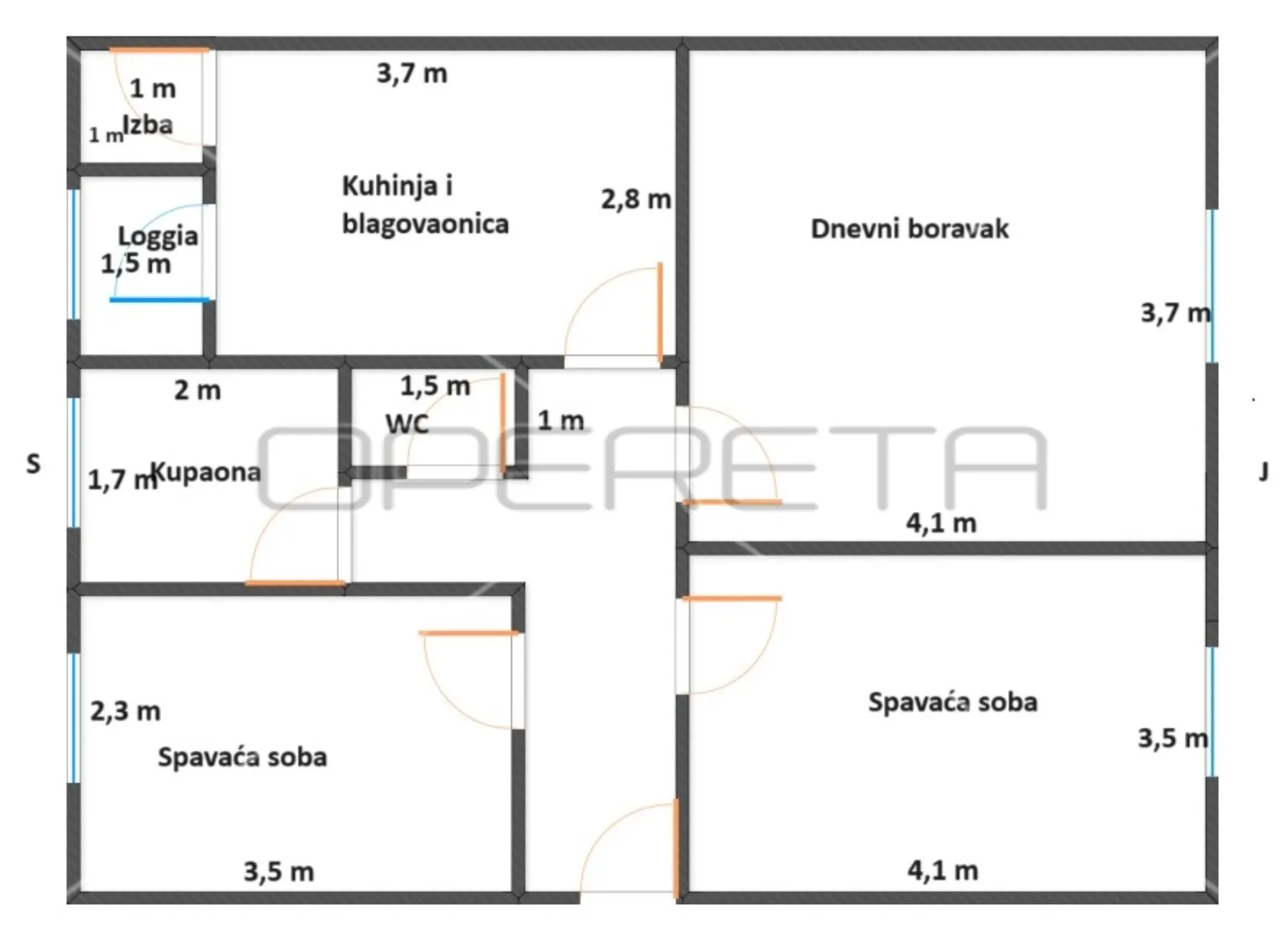 prodaja, stan, trešnjevka, novigradska, 3s, 70m2 - slika 13