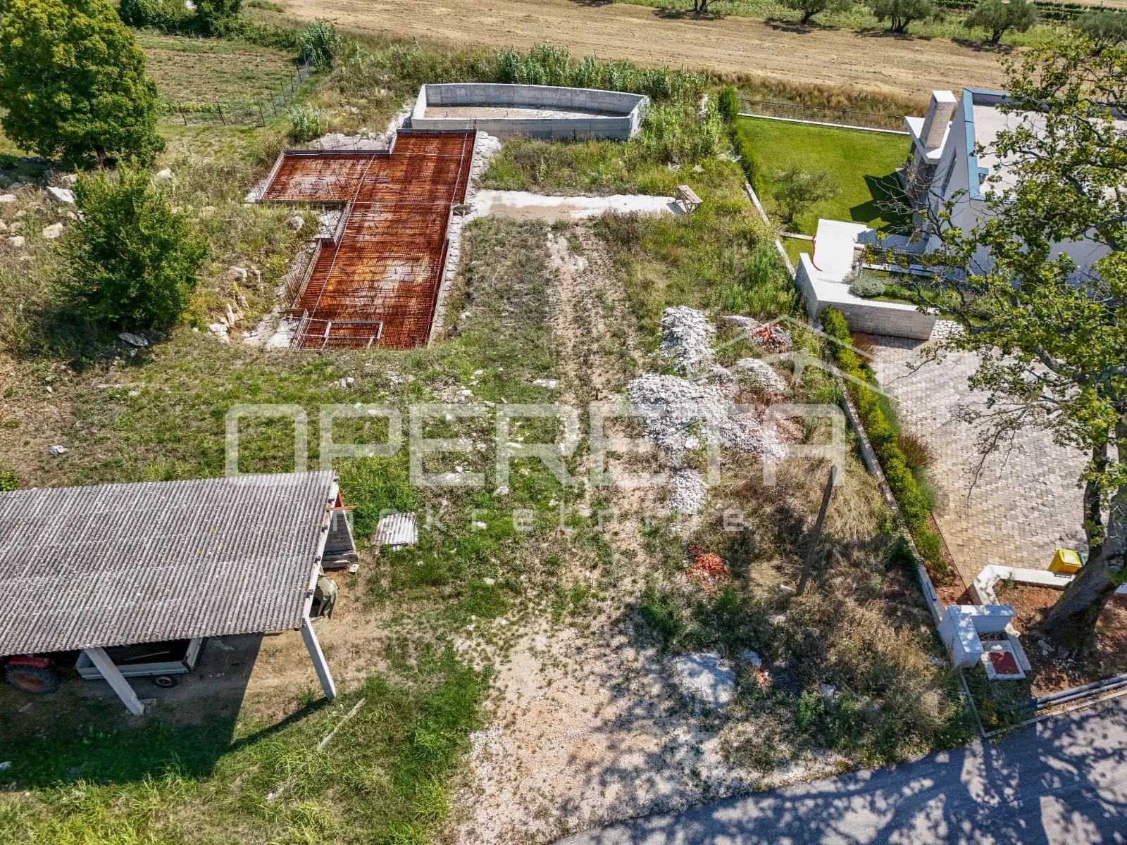 istra, krasica - građevinsko zemljište s projektom i dozvolom s pogledom na more - slika 5