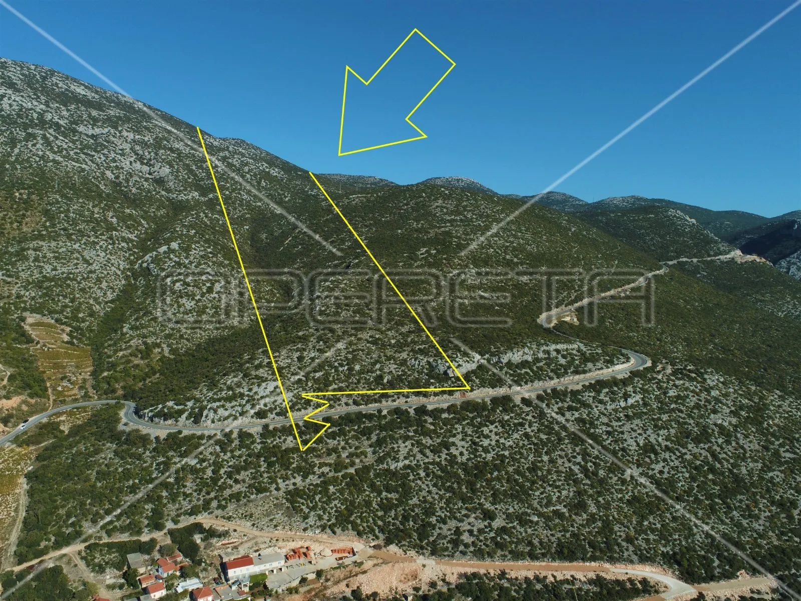 poljoprivredno zemljište sa pogledom na more, 15 ha, orebić, pelješac - slika 3