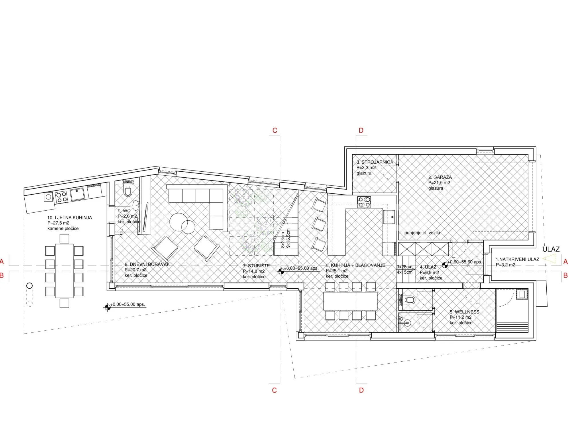 luksuzna vila s bazenom, novogradnja, primošten - slika 16