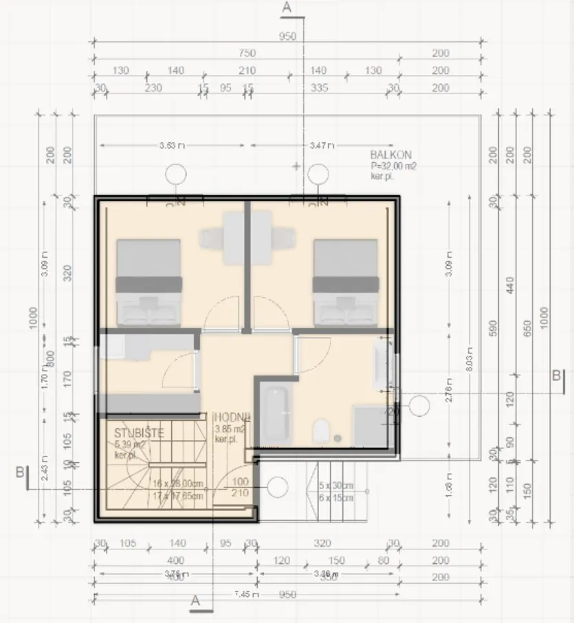 prodaja, kuća, remete, remetski kamenjak, roh-bau, 160m2 nkp. - slika 5