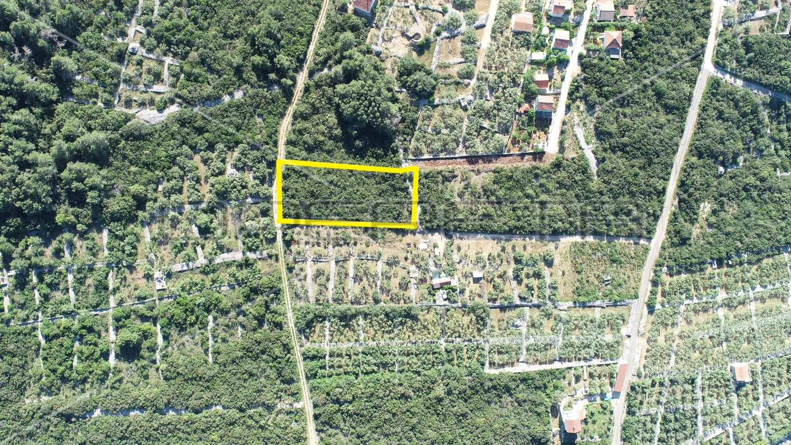 građevinsko zemljište, 2.709 m2, m1 namjena, pogled na more, nečujam, otok šolta - slika 3