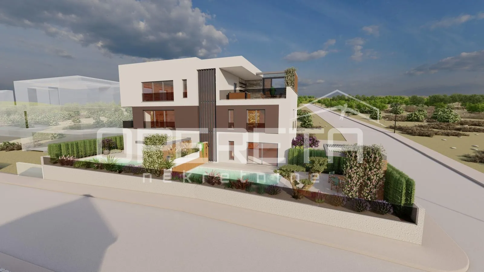 Stan na drugom katu sa dvije spavaće sobe, penthouse sa terasom, Rovanjska - Jasenice