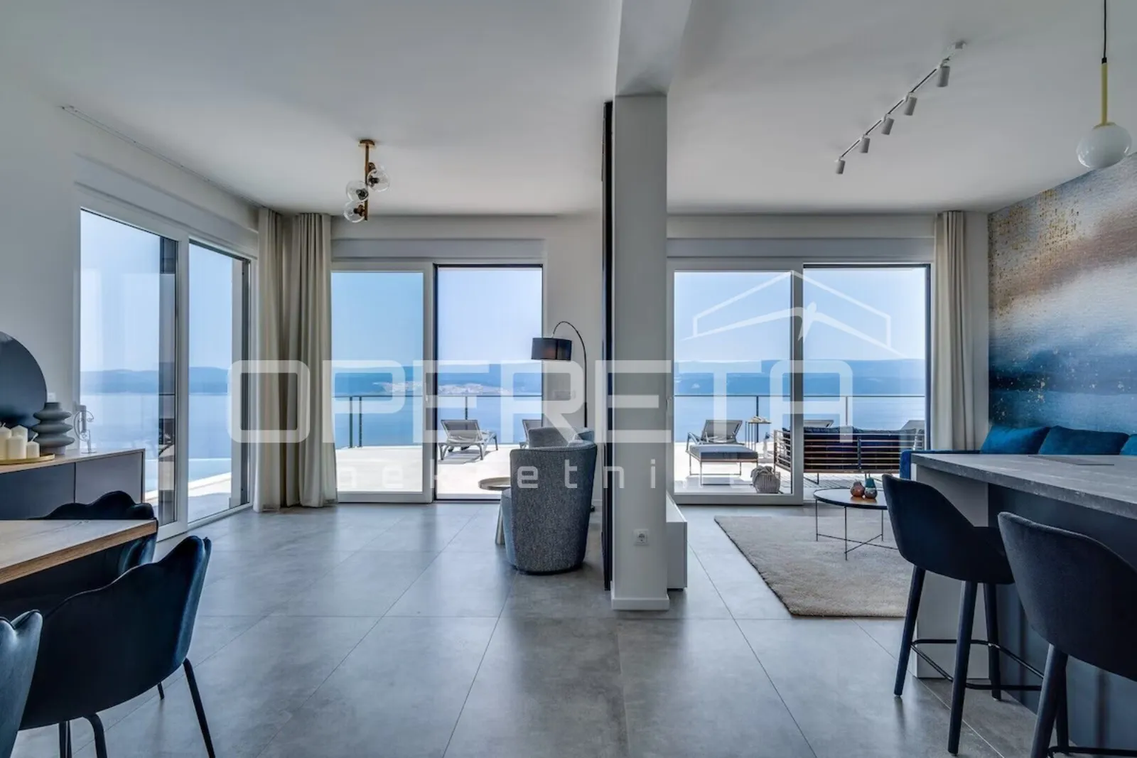 moderna vila s otvorenim pogledom na more, povišena lokaciji uz omiš - slika 3