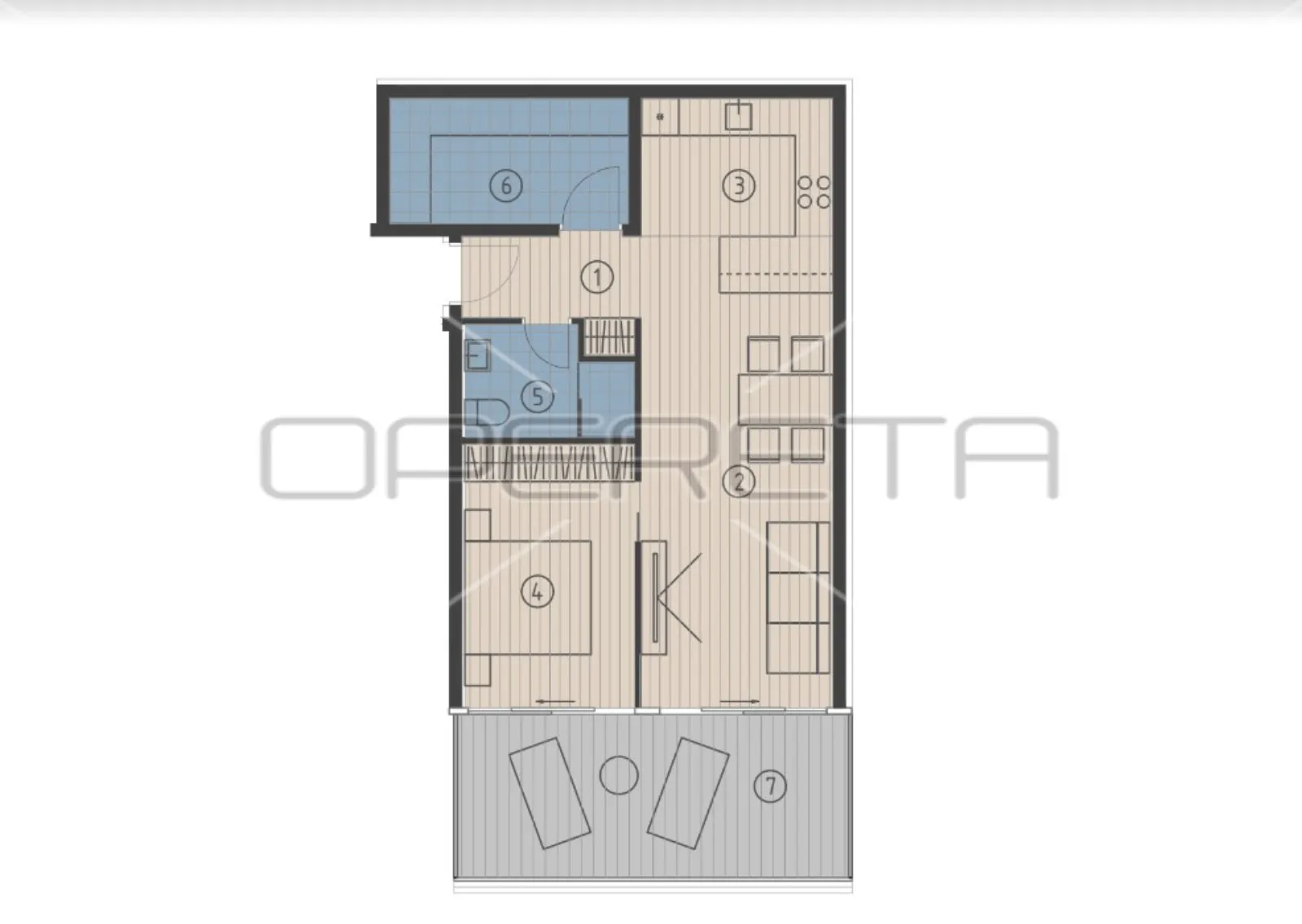 prodaja, stan, jesenice, poljička cesta, 2,5s, 70m2 - slika 14