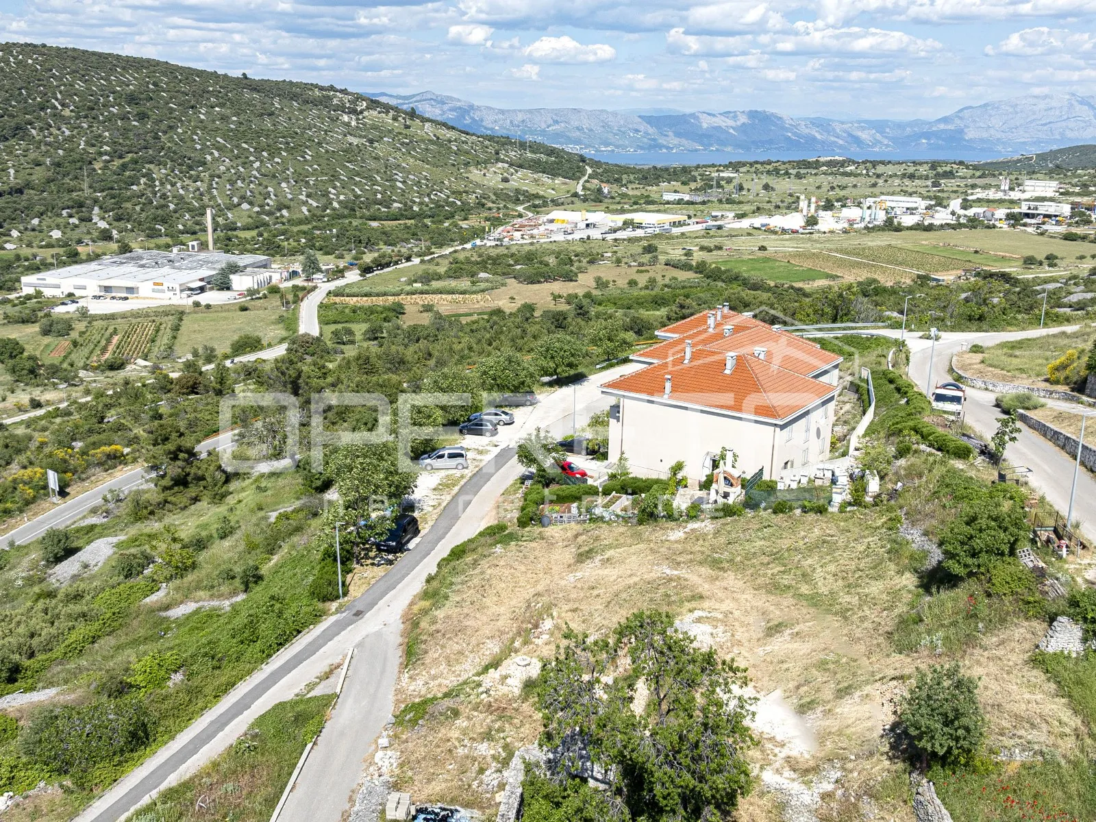nerežišća, brač, građevinsko zemljište s pogledom, 450m2 - slika 9